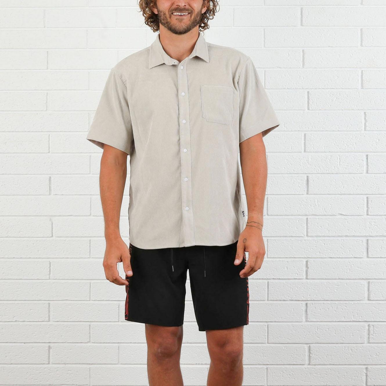 Whaler Cord Shirt - Stone