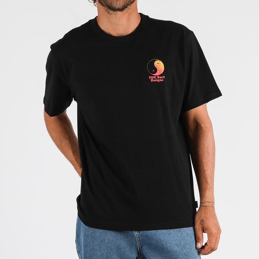 Retro Twin Tee - Black