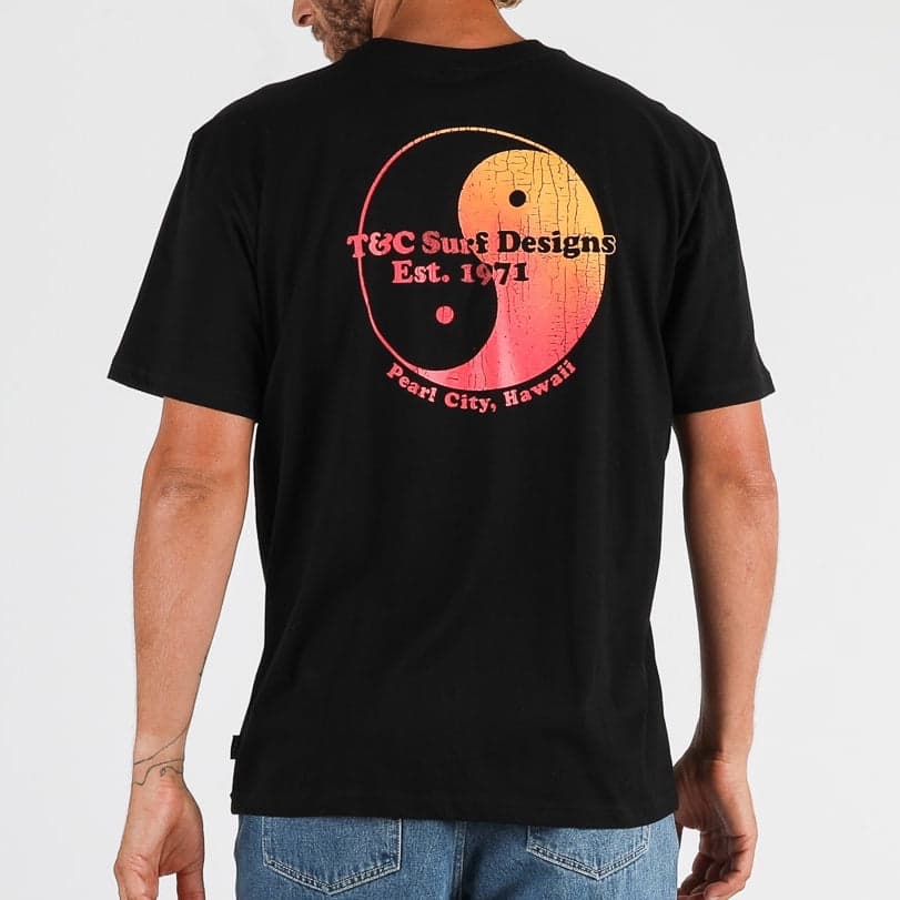 Retro Twin Tee - Black