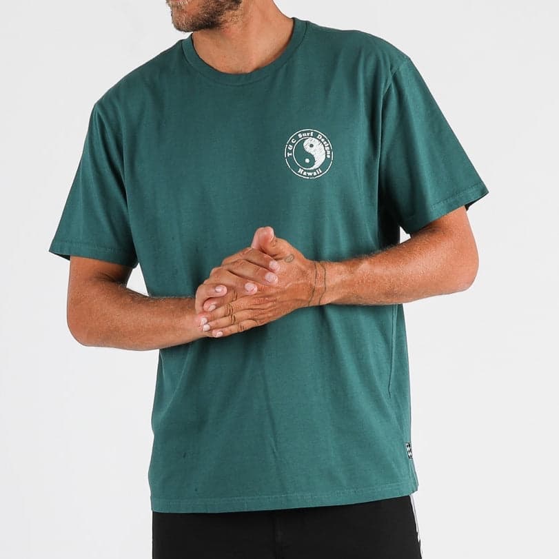 Monochrome Tee - Washed Emerald