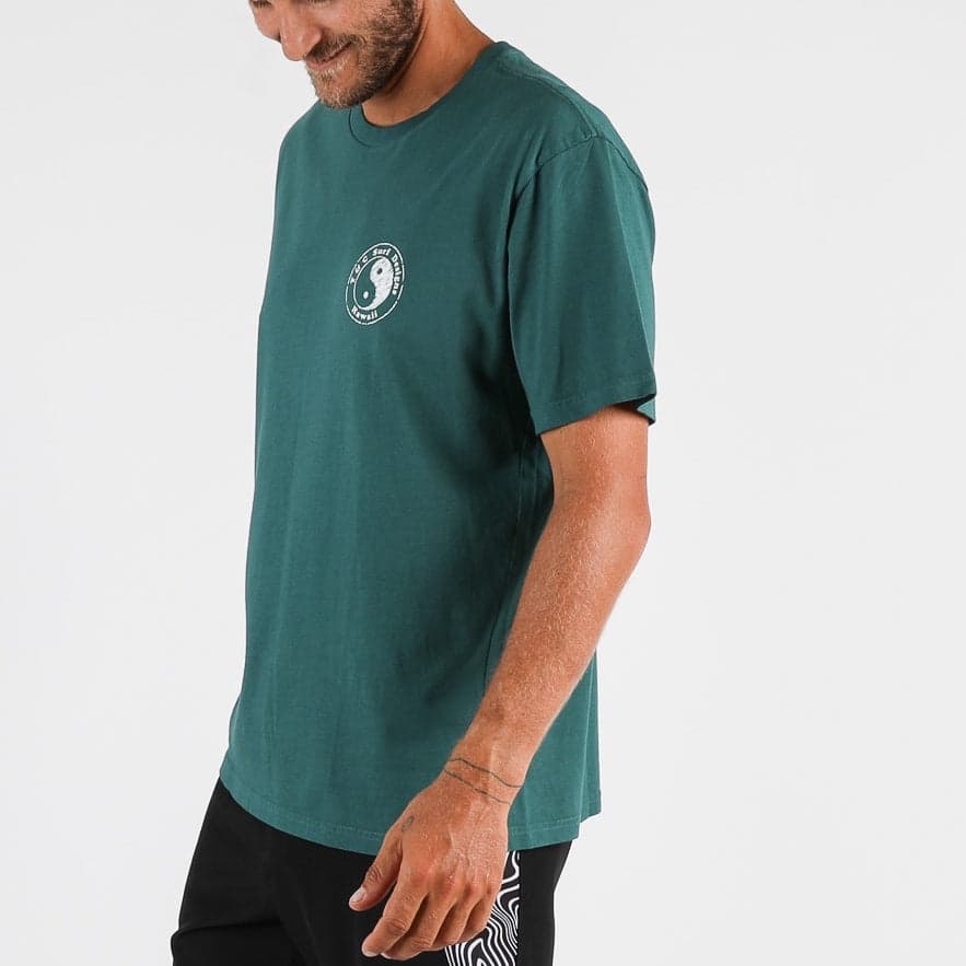 Monochrome Tee - Washed Emerald