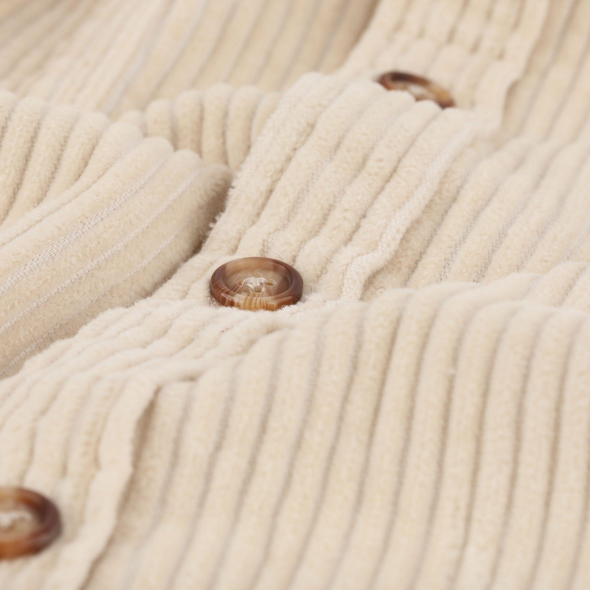 Motion LS Cord Shirt - Stone