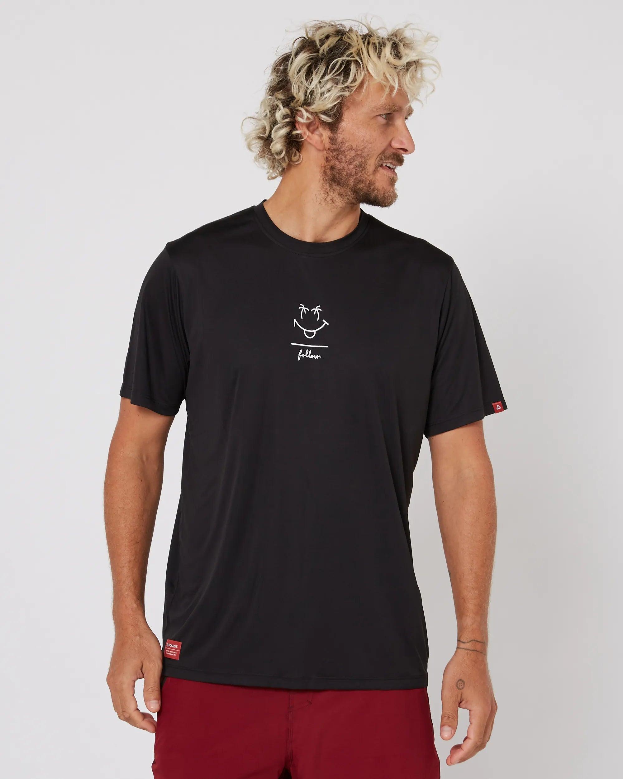 Follow Live Daily Sun Tee - Black