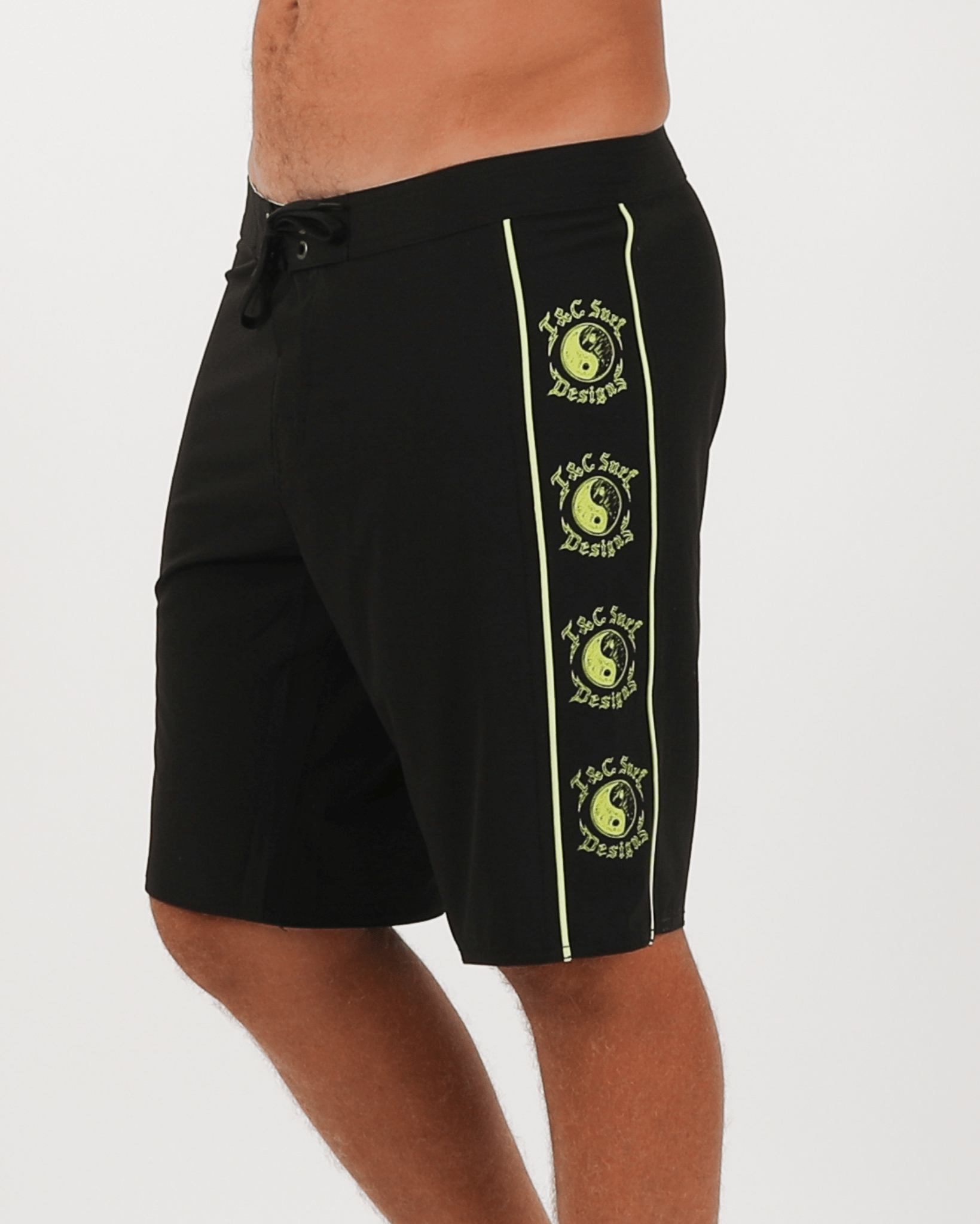 Side view with logo detail