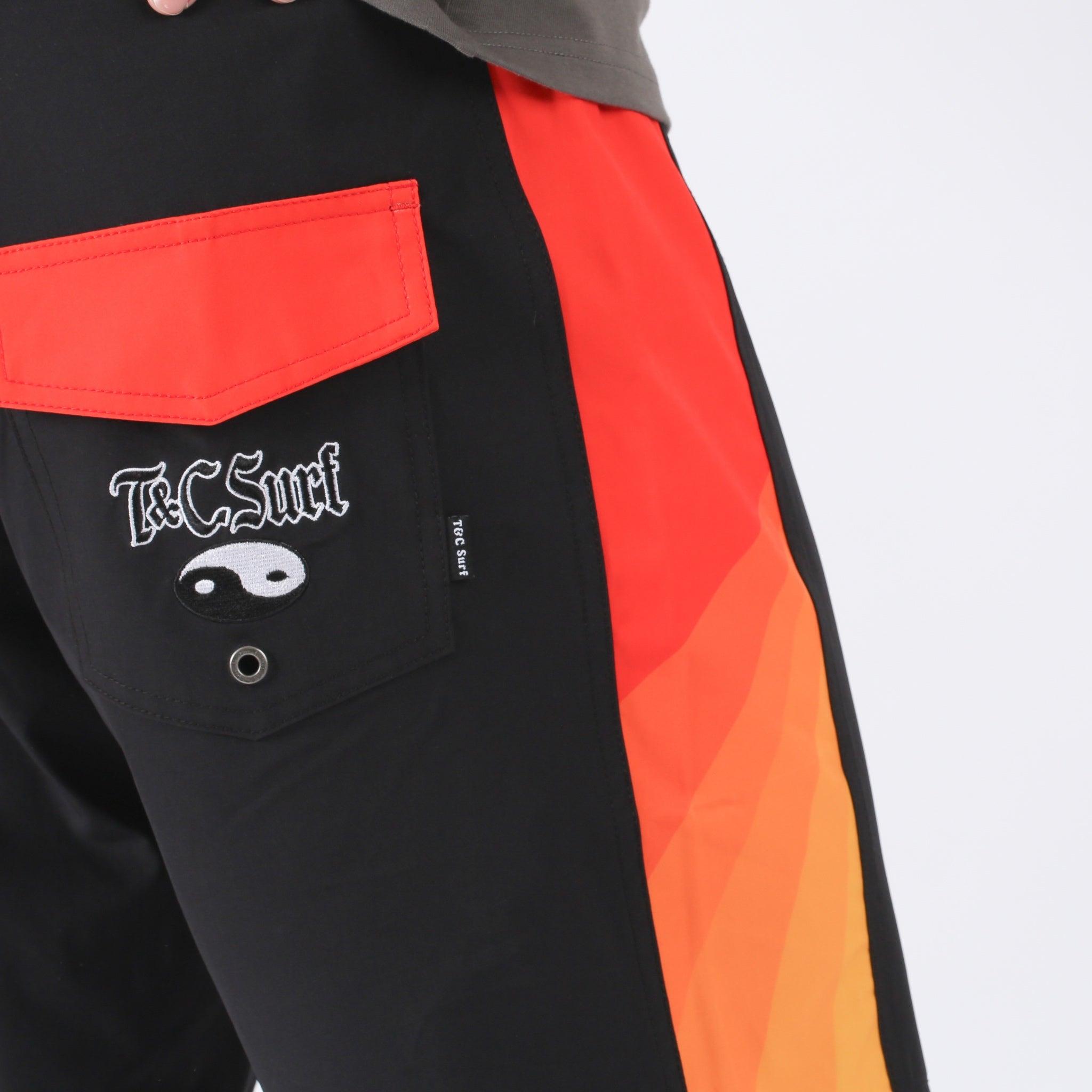 Close-up of back pocket