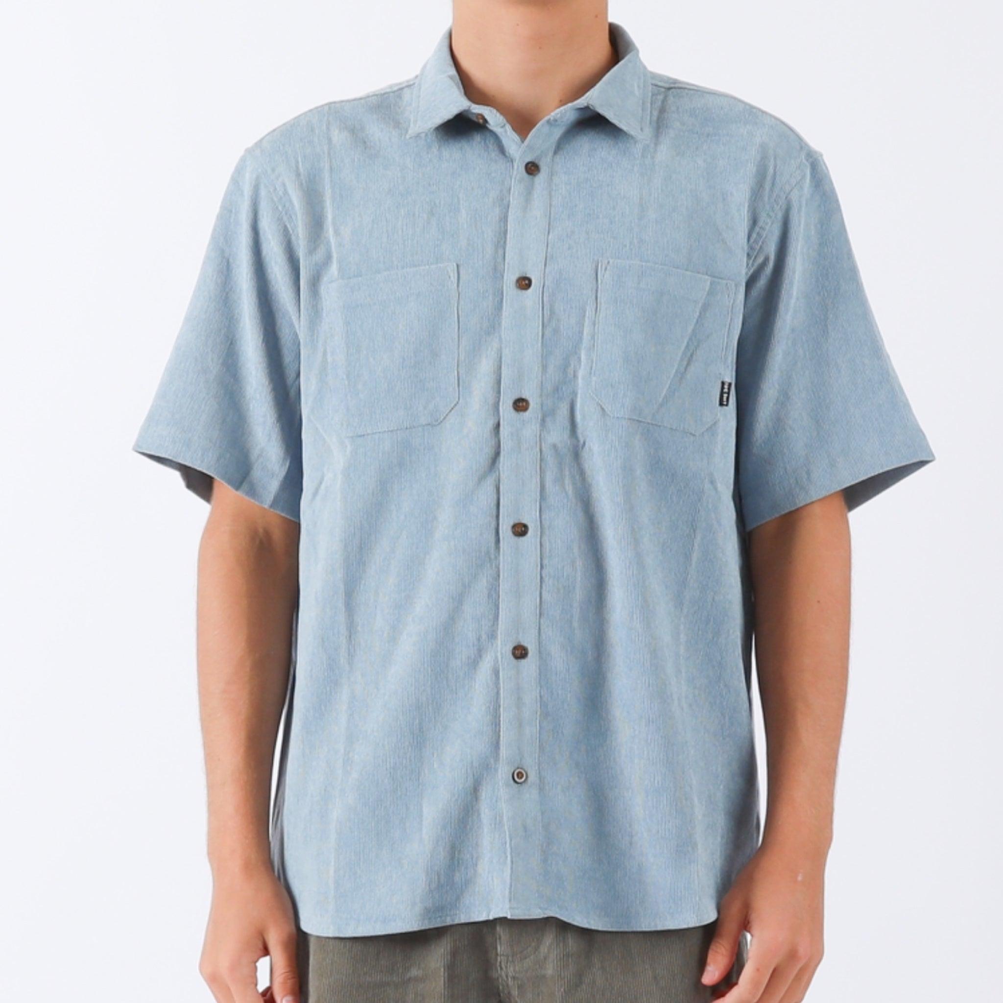 Front view of Whaler Cord S/S Shirt