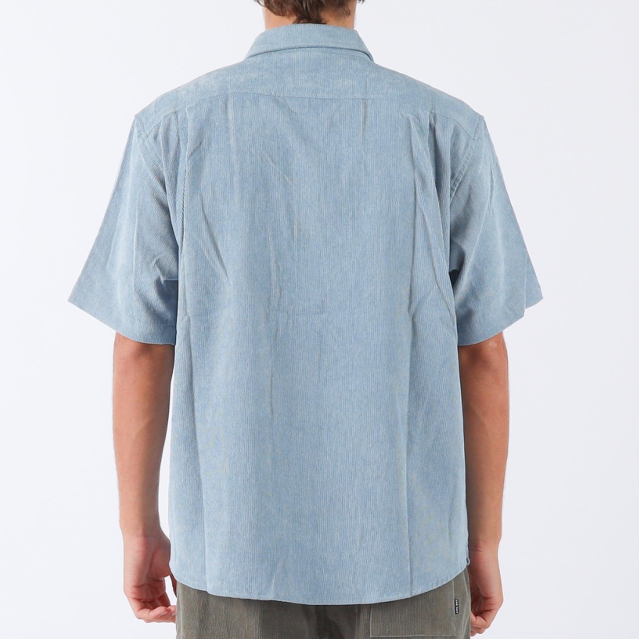 Back view of Whaler Cord S/S Shirt