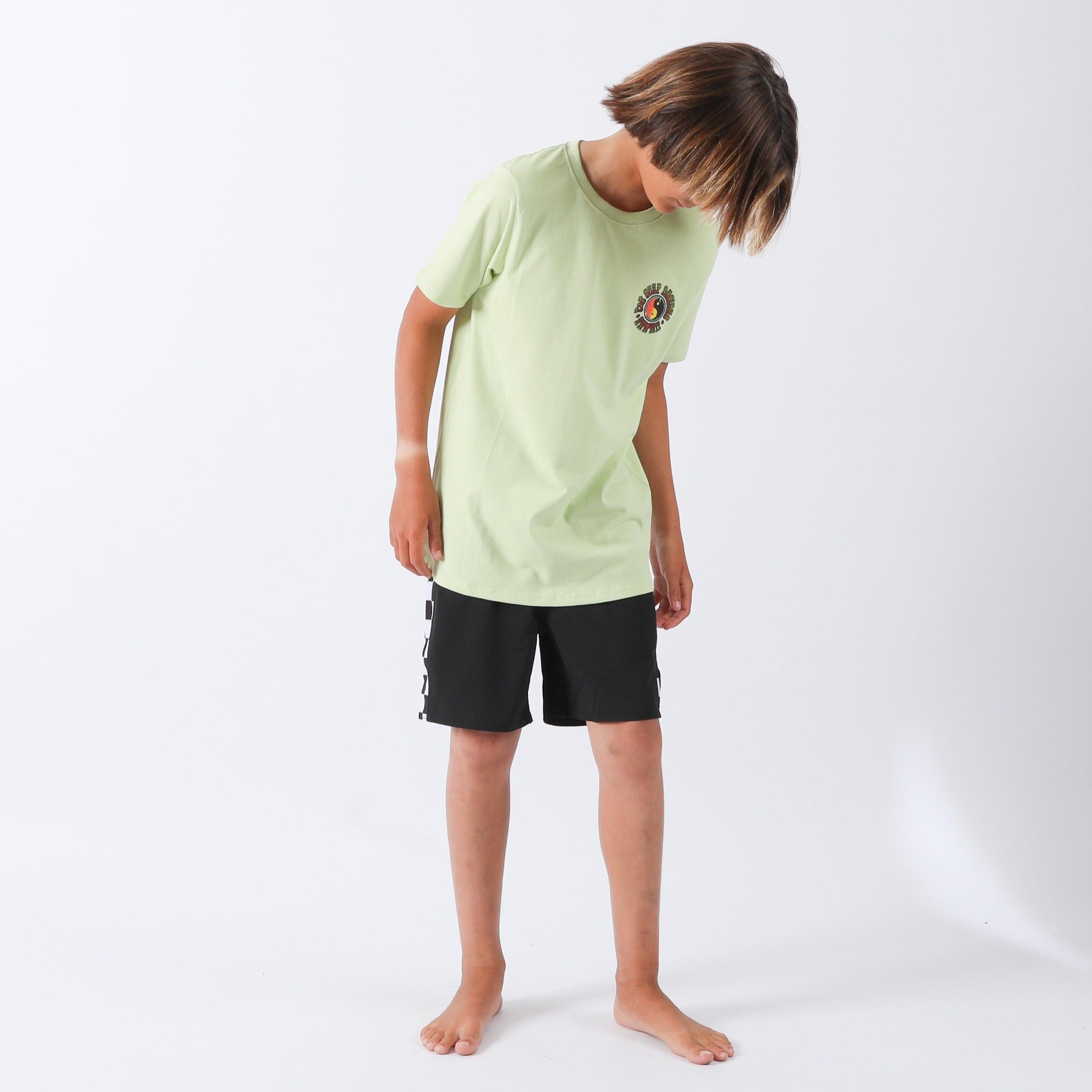 Side view of Boys Vault Tee