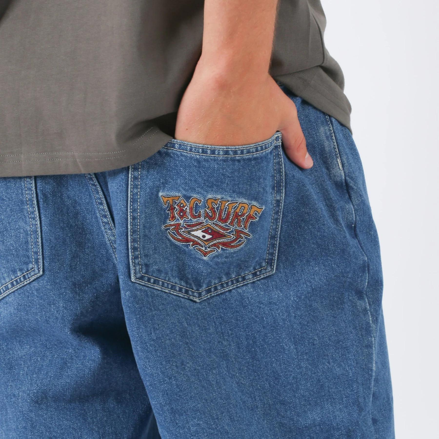 Thrift Denim Short - Washed Blue