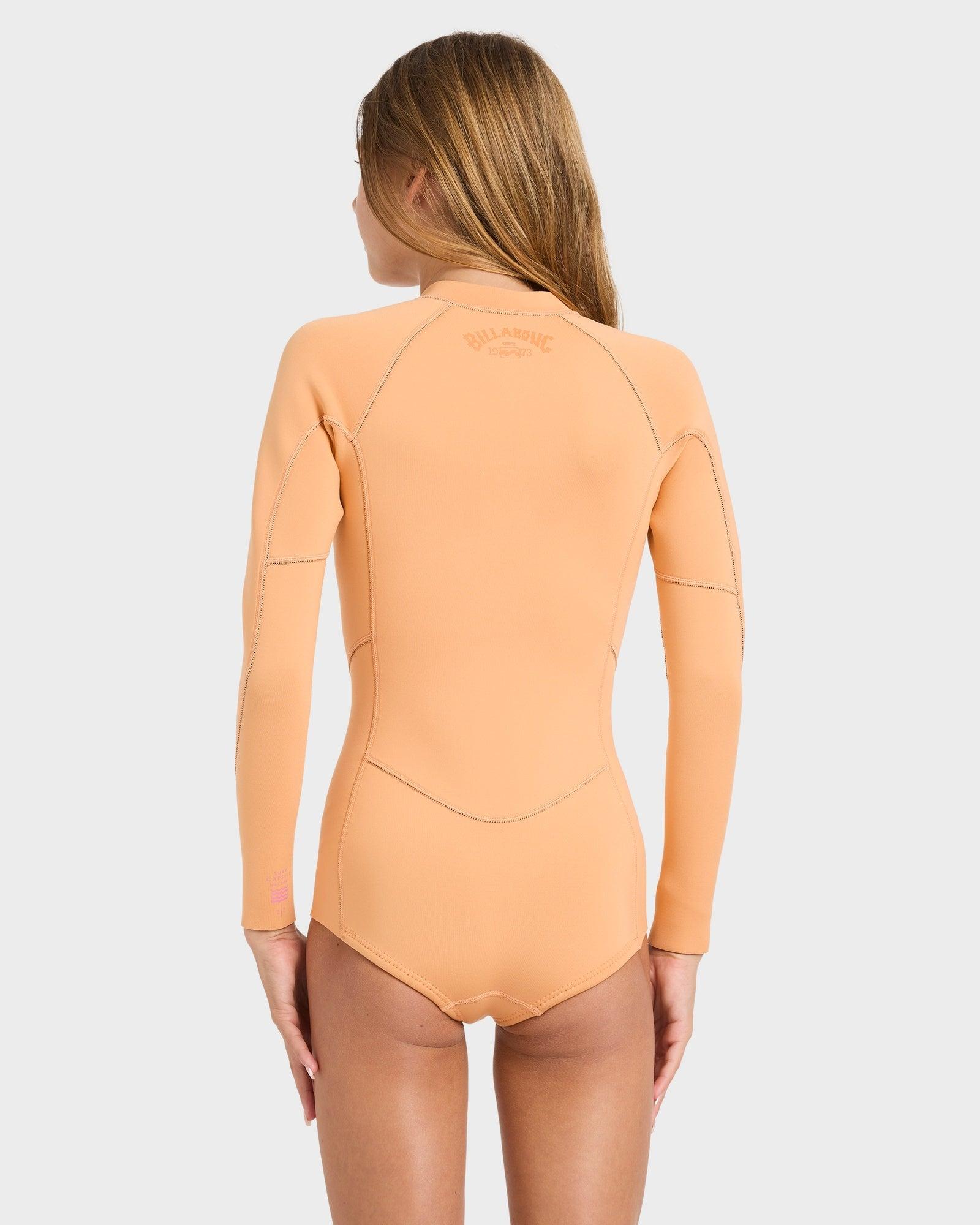Girls 8-14 2/2mm Teen Salty Dayz Nat Long Sleeve Springsuit