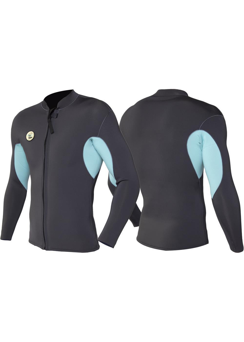 Solid Sets 2mm Front Zip Jacket - Phantom 3