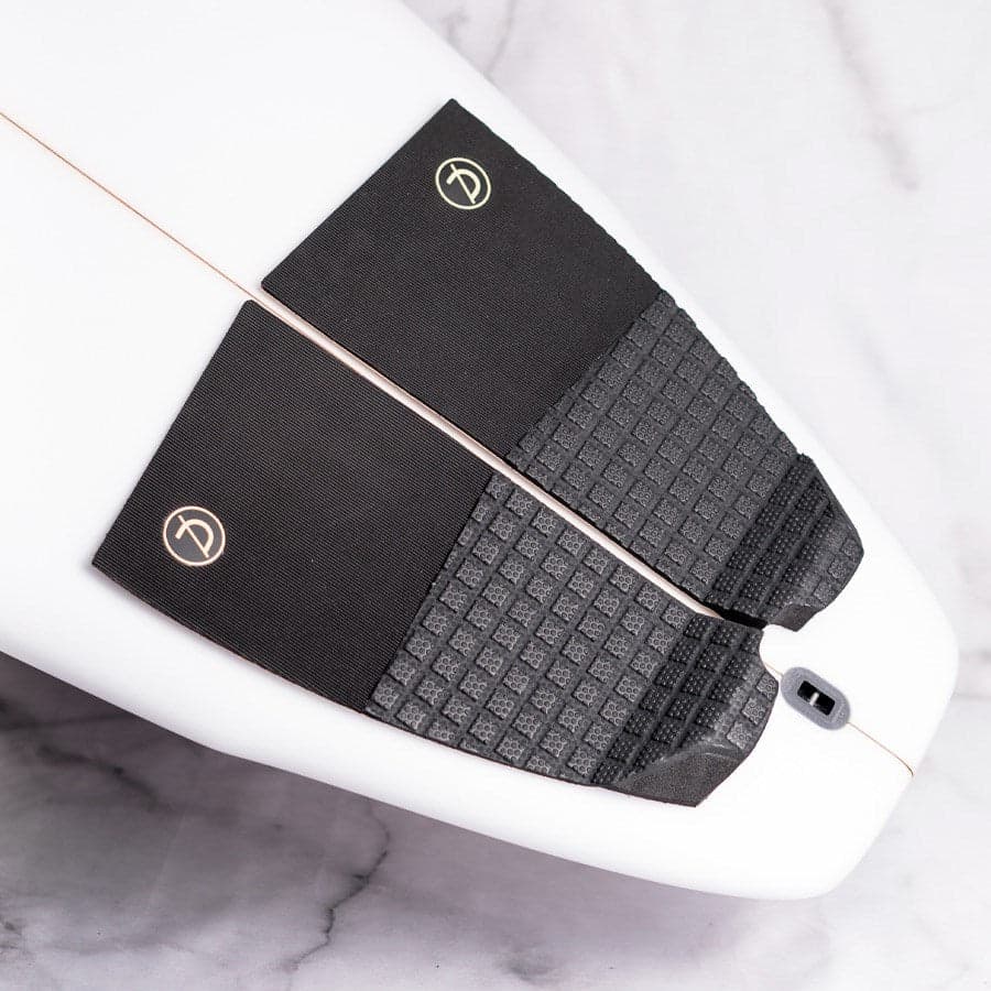 Bravosurf | DEFLOW TRACTION 2 PIECE PAD | Black