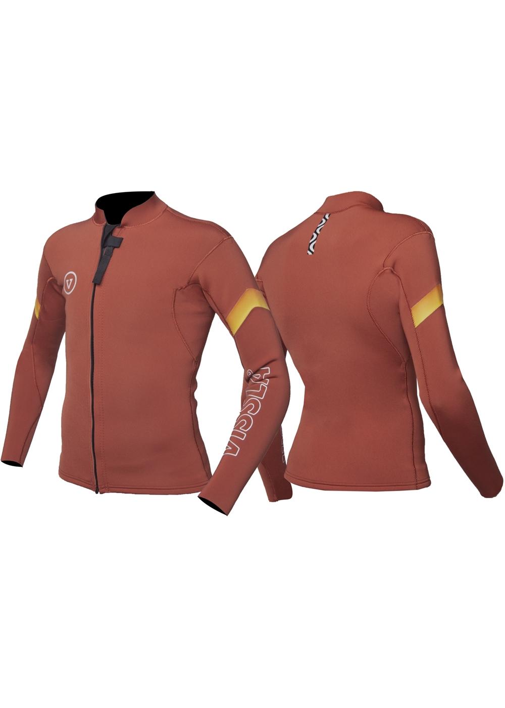 7 Seas Boys Raditude 2mm Front Zip - Rust Front and Back View