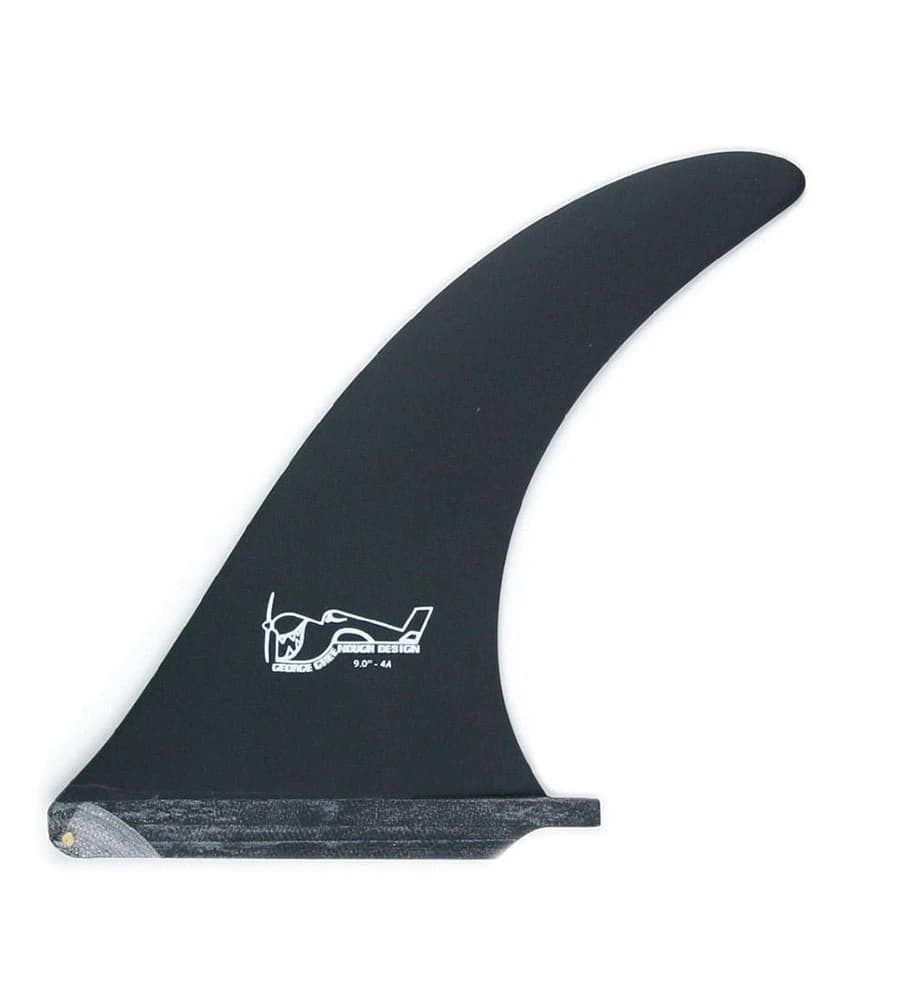 Greenough 4-A 10" Black Single Fin