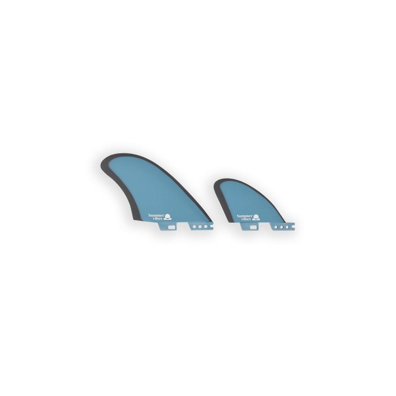 Summer vibes Quad Mid Keel 4-Fin Set FCiiCompatible - Blue