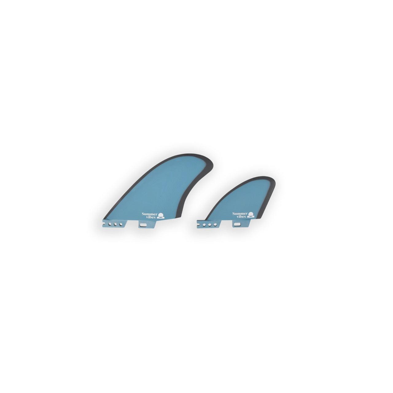 Summer vibes Quad Mid Keel 4-Fin Set FCiiCompatible - Blue