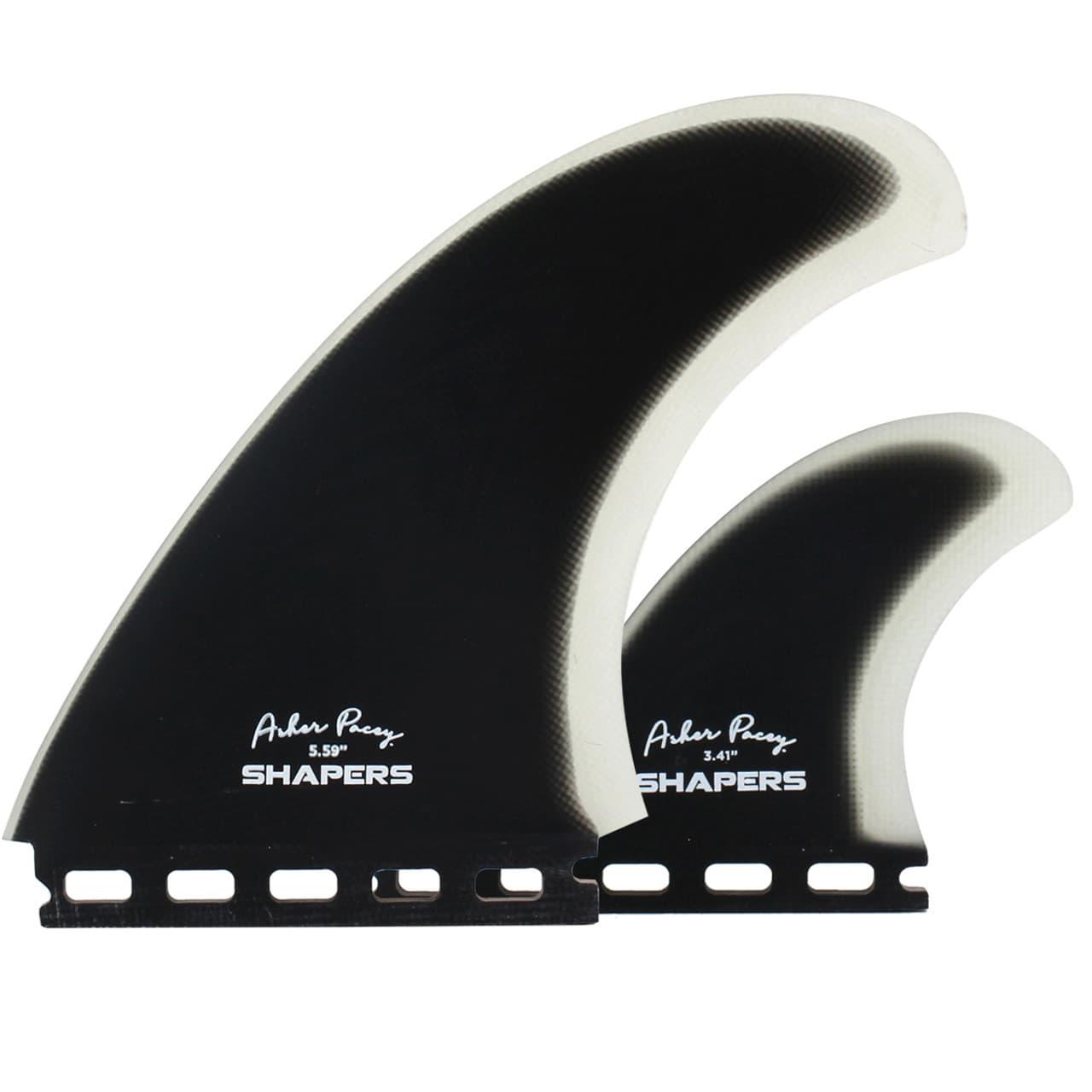 Asher Pacey 5.59" + Stabiliser - Single Tab -Black/Clear