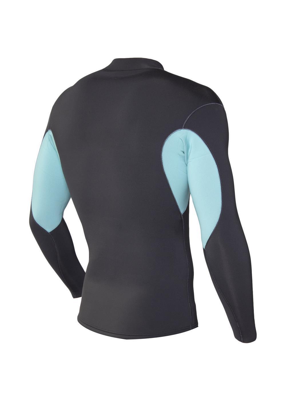 Solid Sets 2mm Front Zip Jacket - Phantom 2