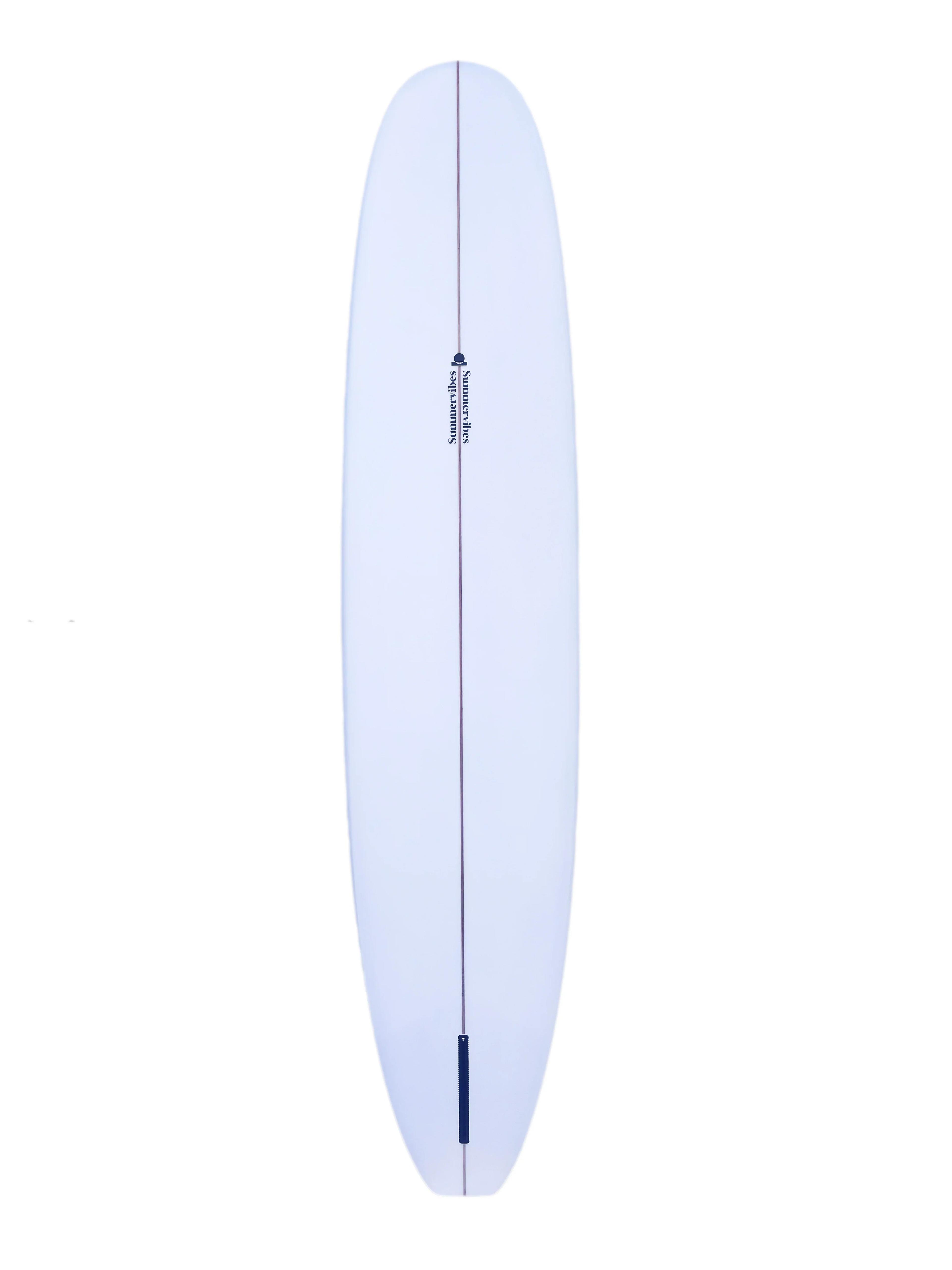 Summer vibes Classic Longboard Noserider Single Fin Surfboard - 9'1 - Summer vibes