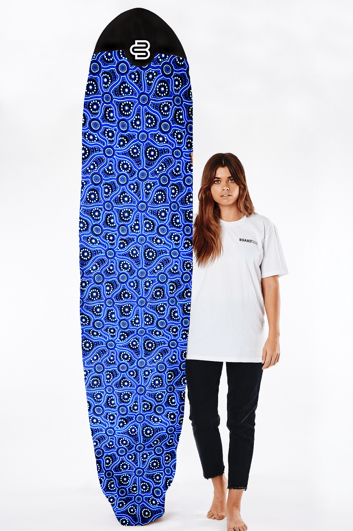 Lifestyle shot with surfboard