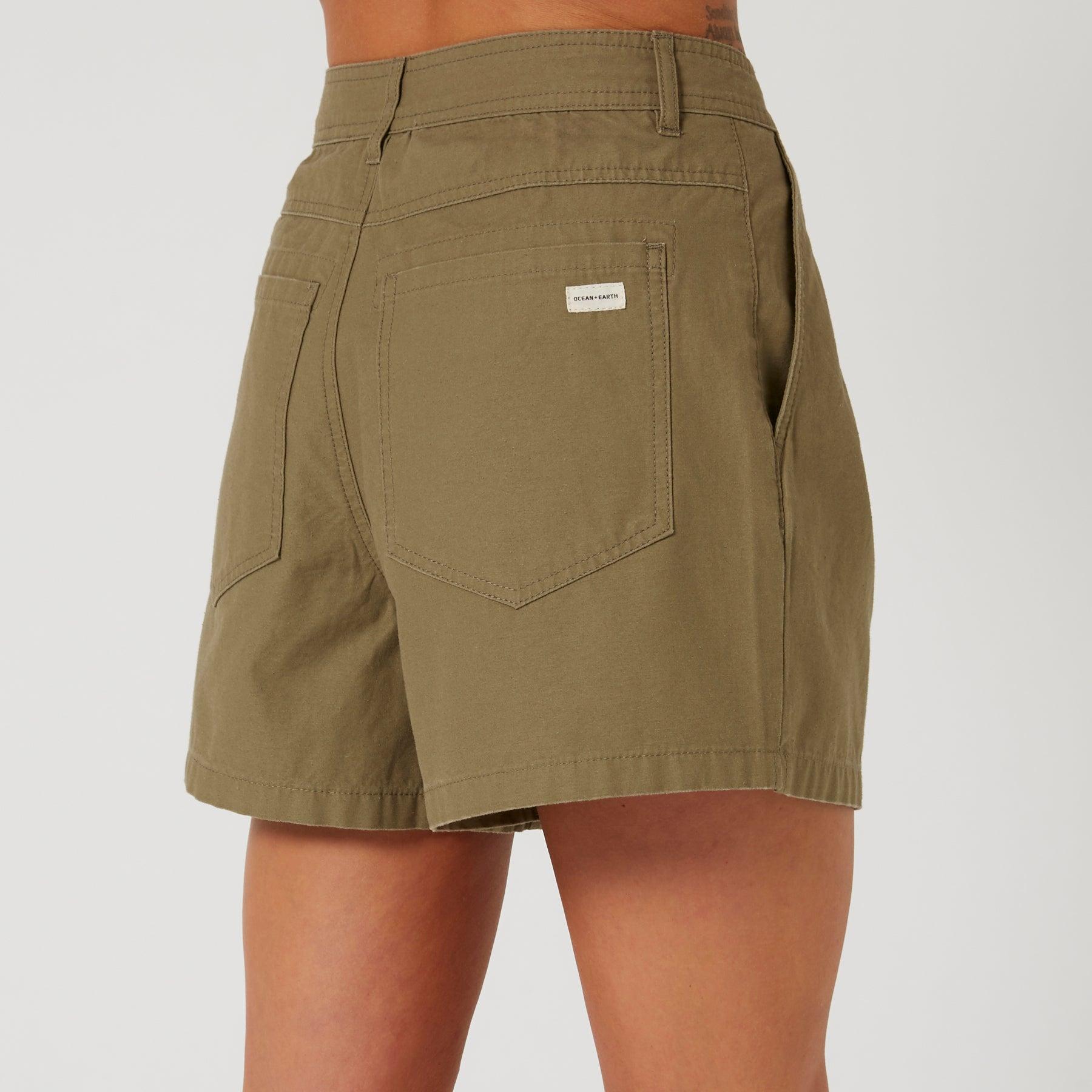 Olive color utility short