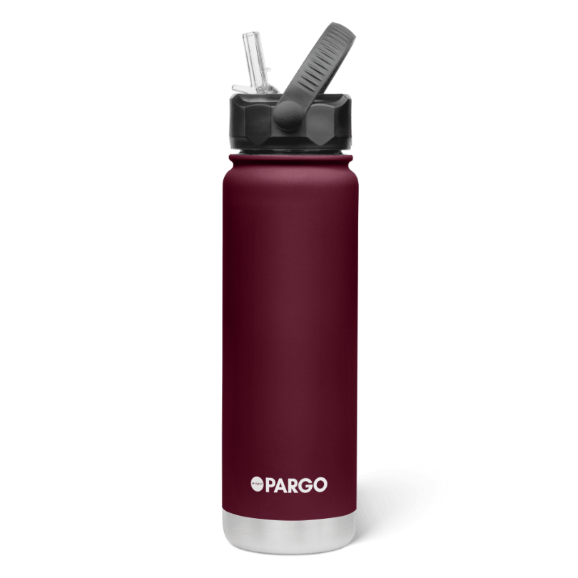 750mL Insulated Bottle w/ Straw Lid