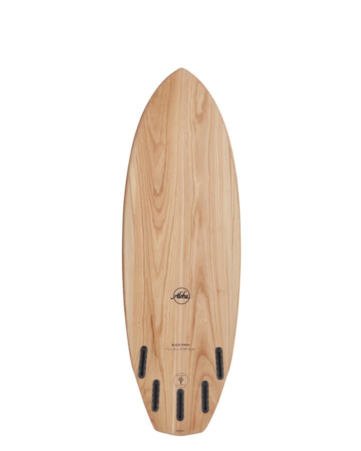Black Panda - Ecoskin (Aloha) - 5' 6" x 21 " x 2 5/8" x 34.2L - Futures 3