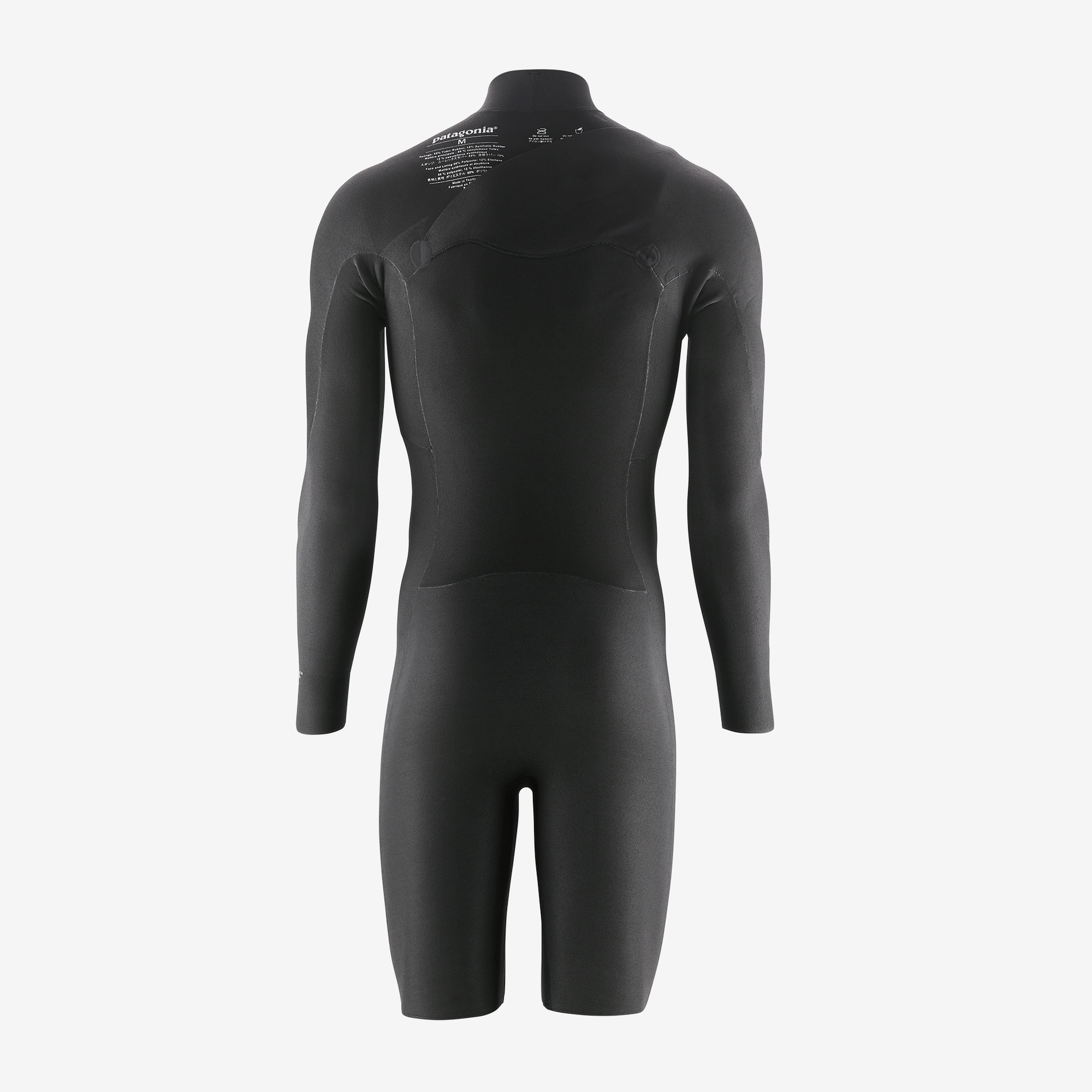 Back view of wetsuit