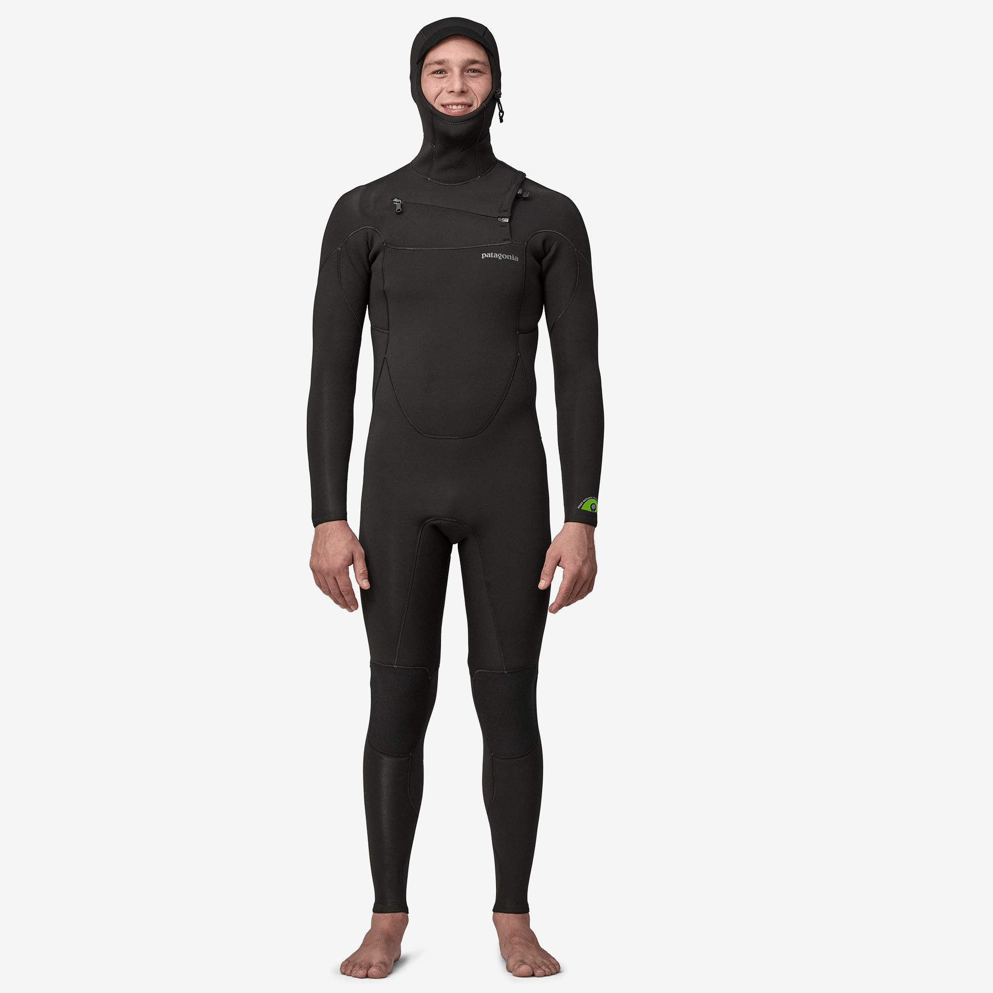 Front view of wetsuit