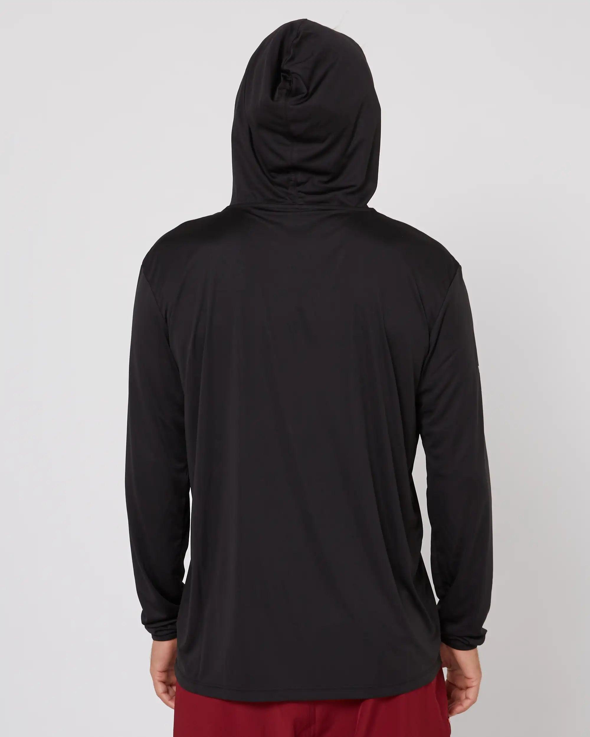 Follow Live Daily Sun Hood L/S - Black