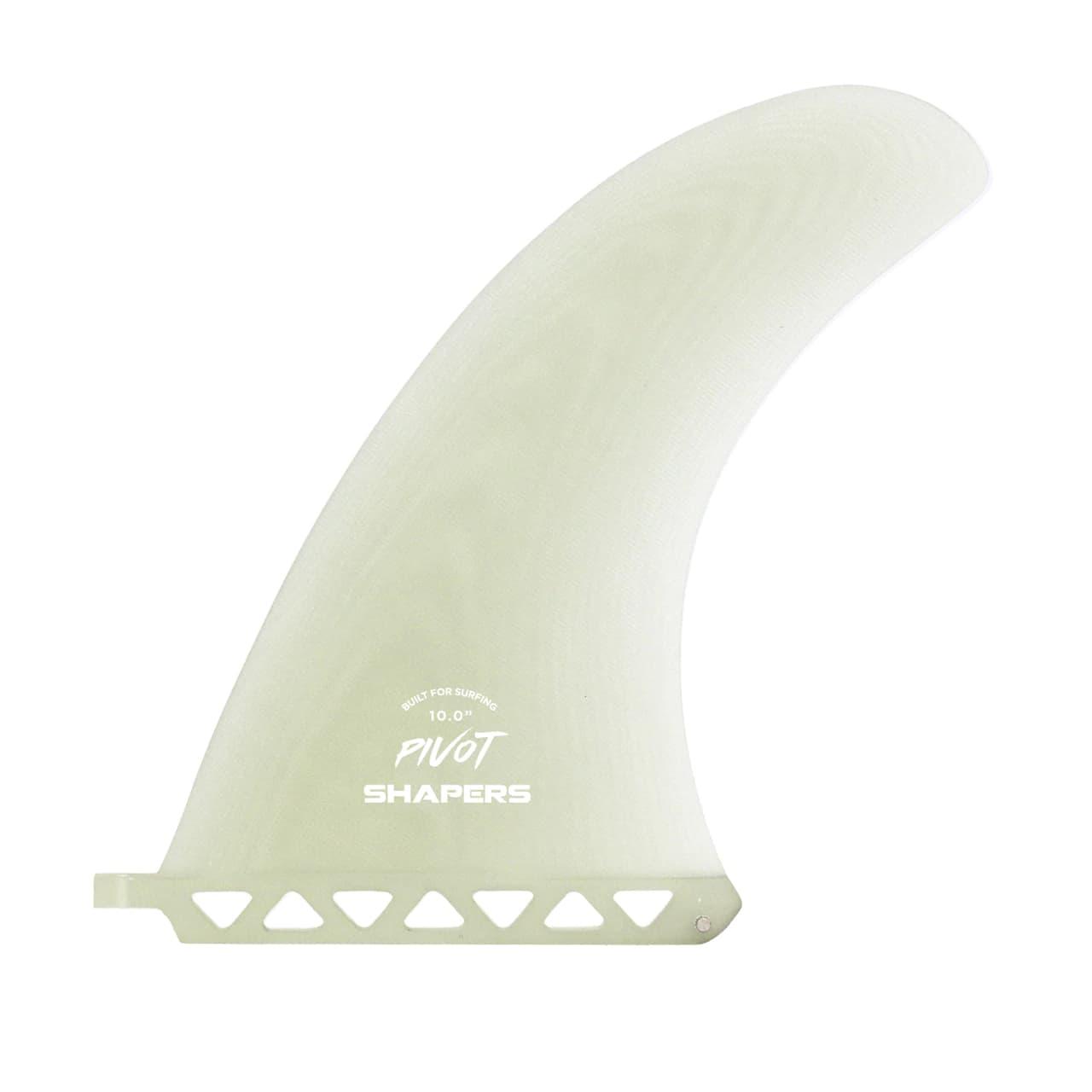 Shapers 9.5" Pivot Single Fin - Clear