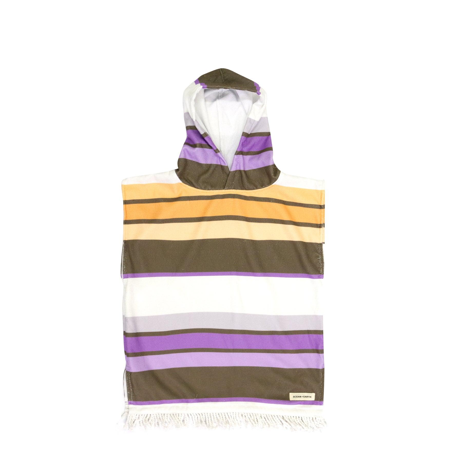 Toddlers Sunkissed Hooded Poncho - Violet - Ocean and Earth
