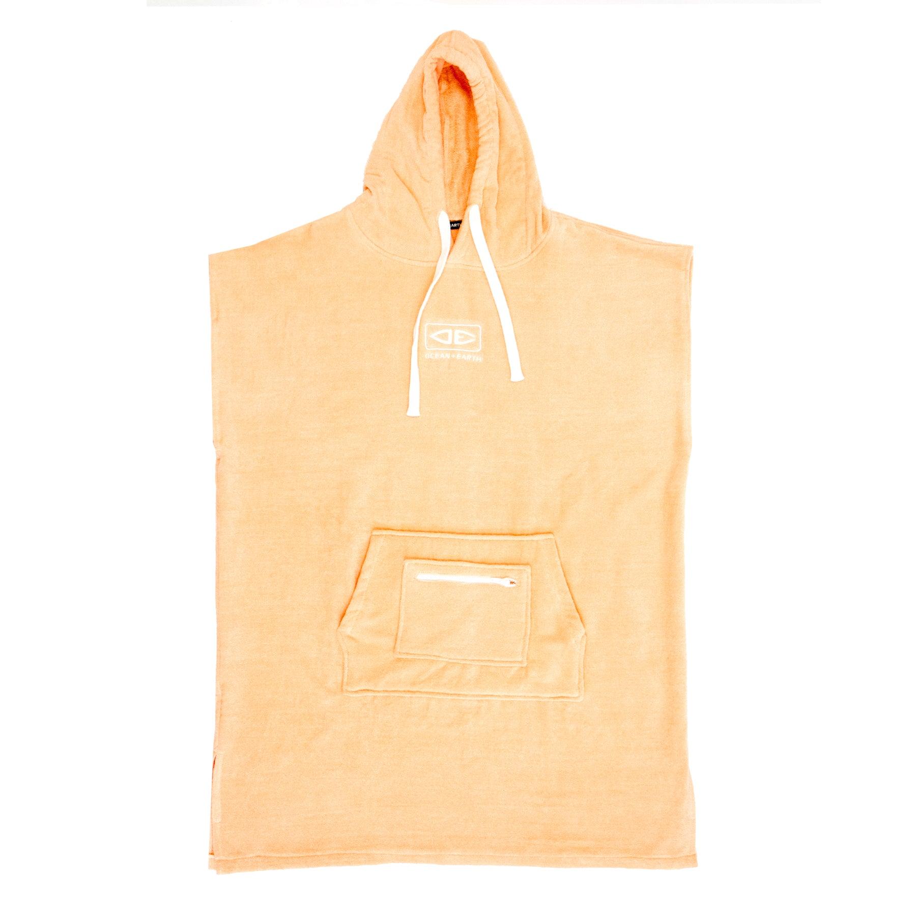 Ocean & Earth | Ladies Hooded Poncho | Peach