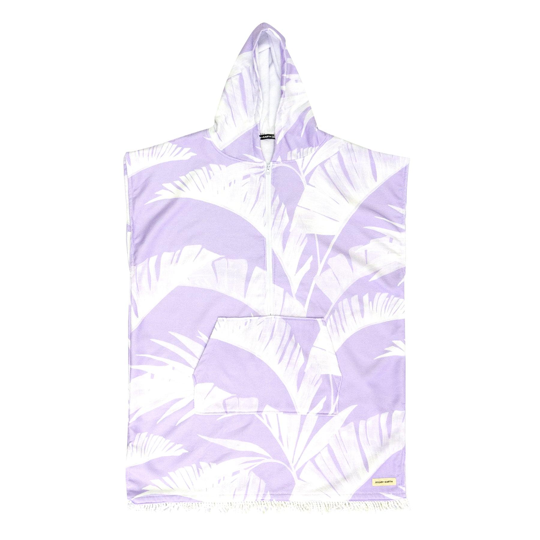 Ladies Zip Front Hooded Poncho