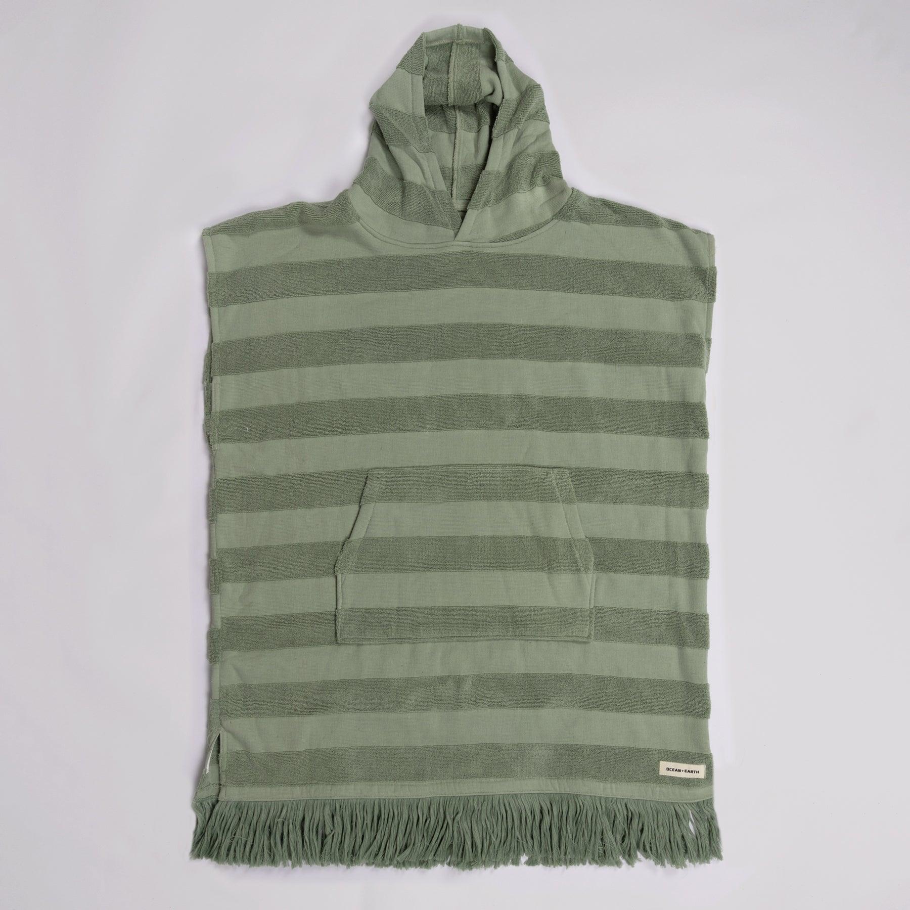 Sage Poncho Front View