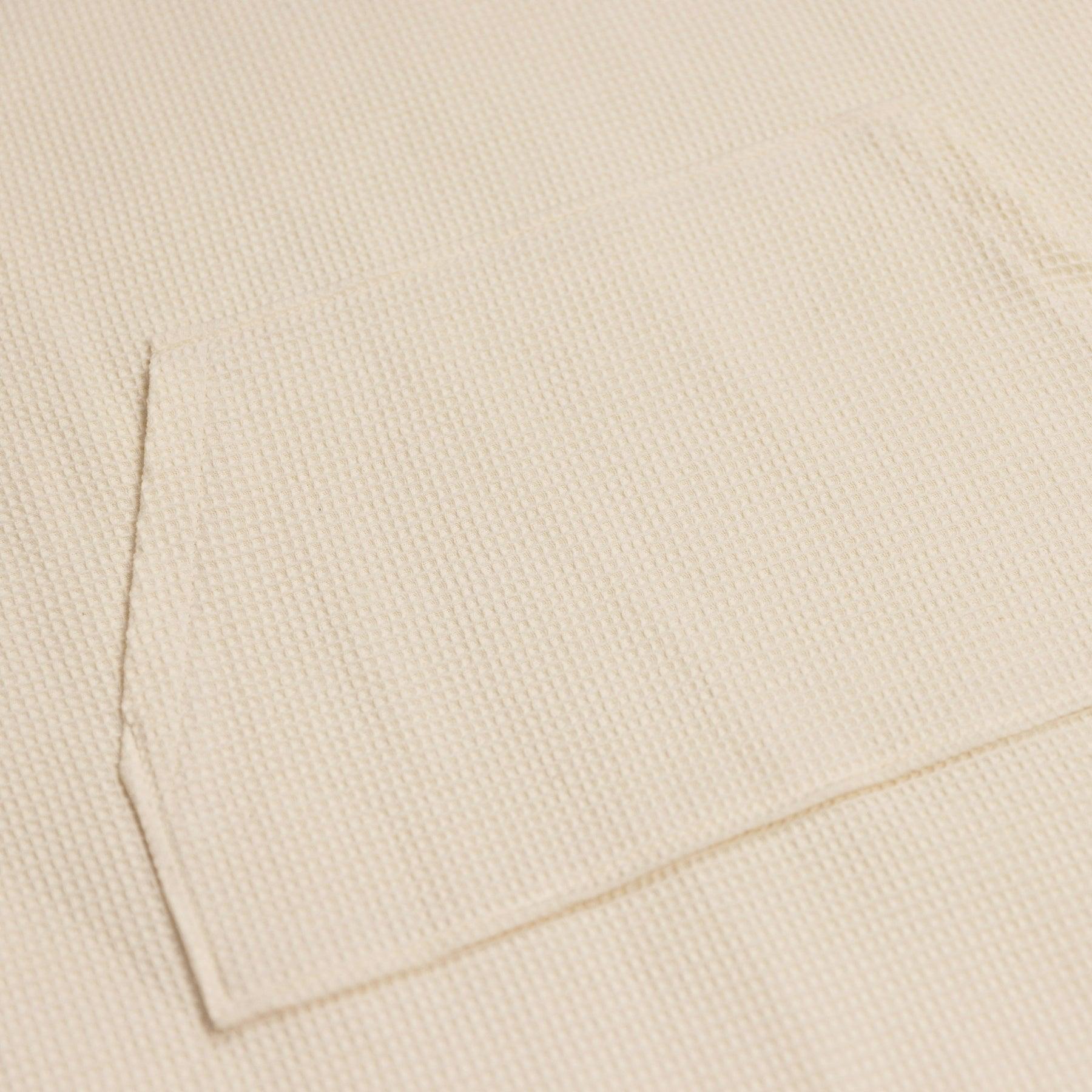 Pocket detail of Antique White Poncho