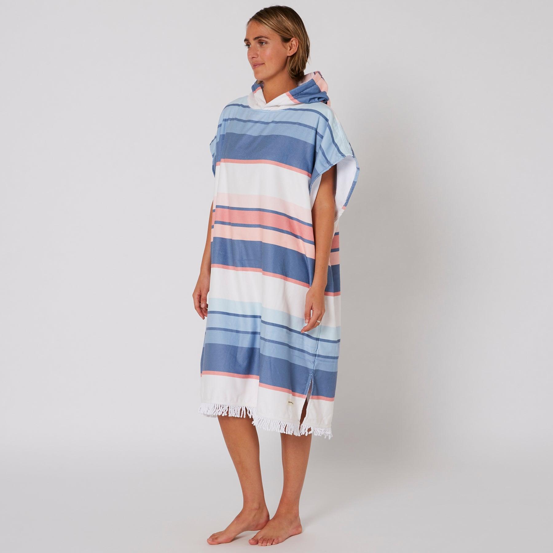 Ladies Sunkissed Hooded Poncho Wrong Color
