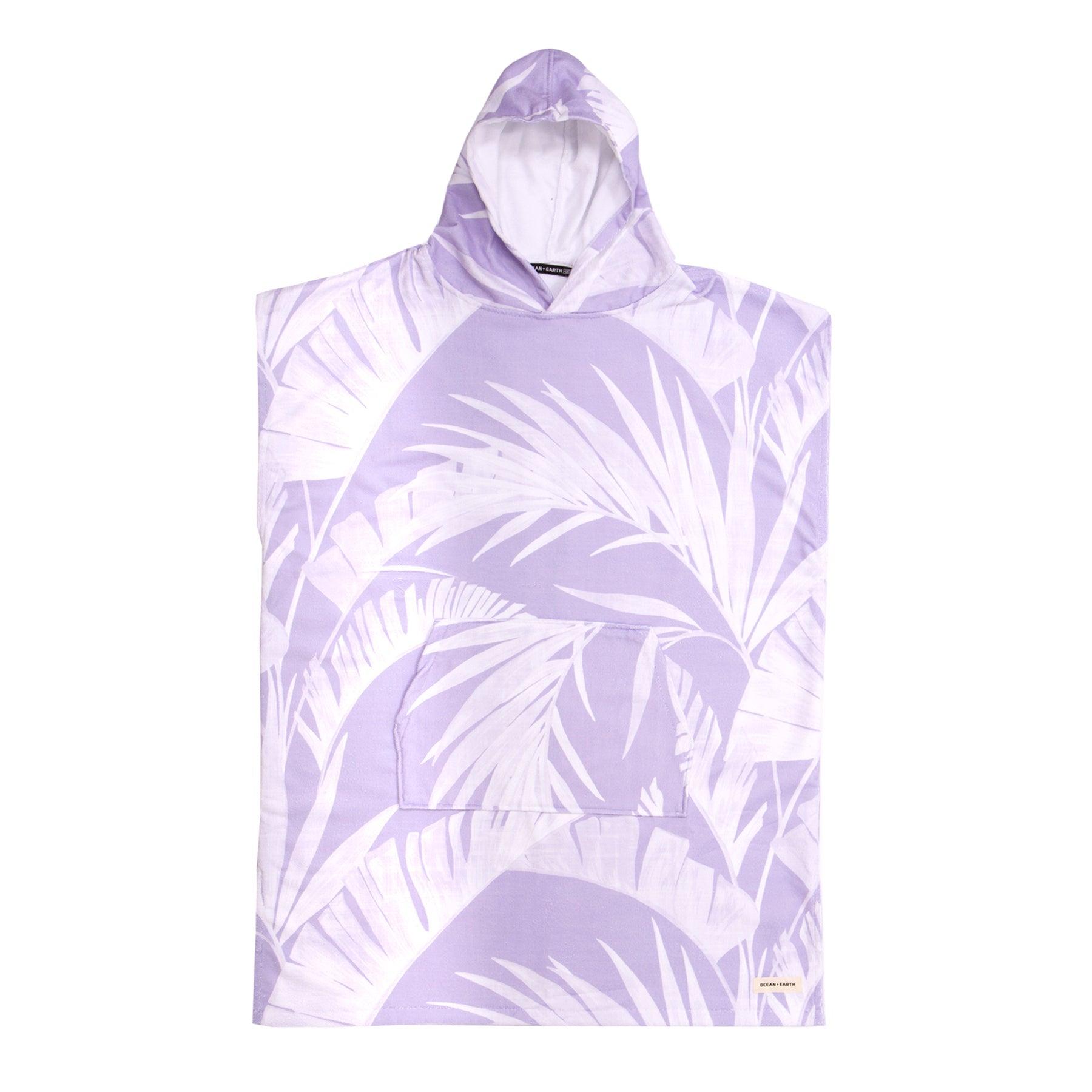 Ocean & Earth | Ladies Bliss Hooded Poncho | Violet