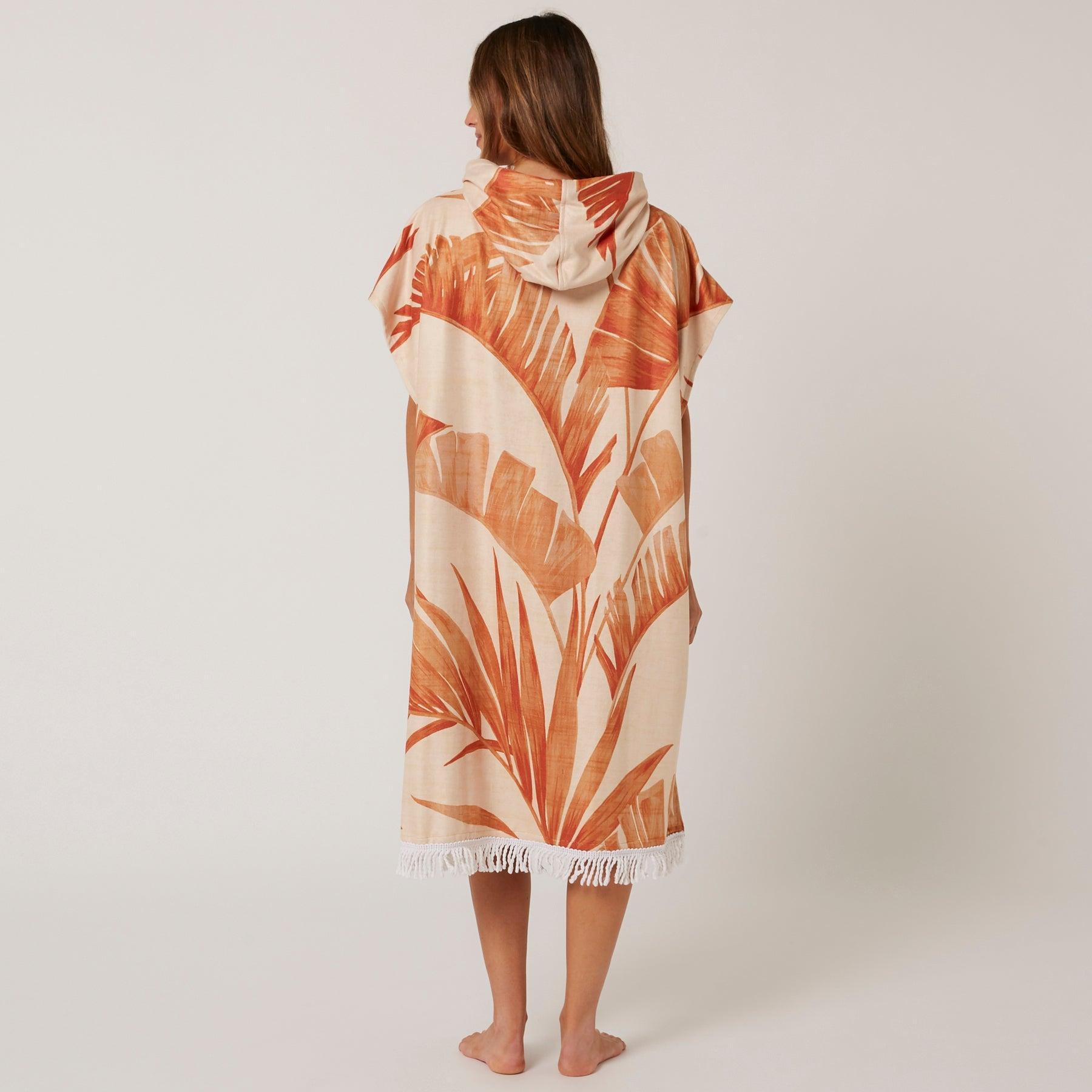 Palm Zip Hooded Poncho