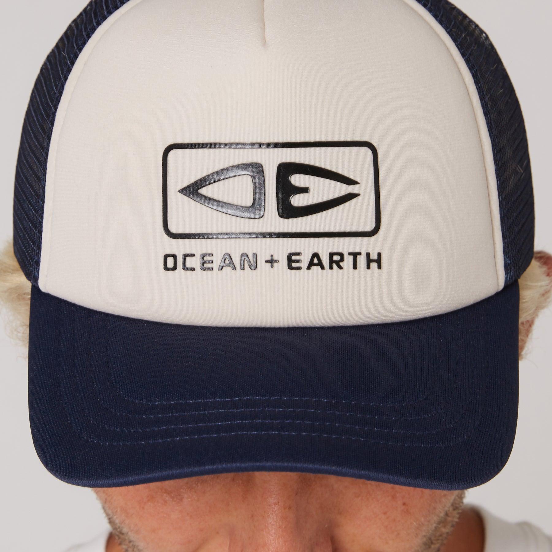Navy cap front view