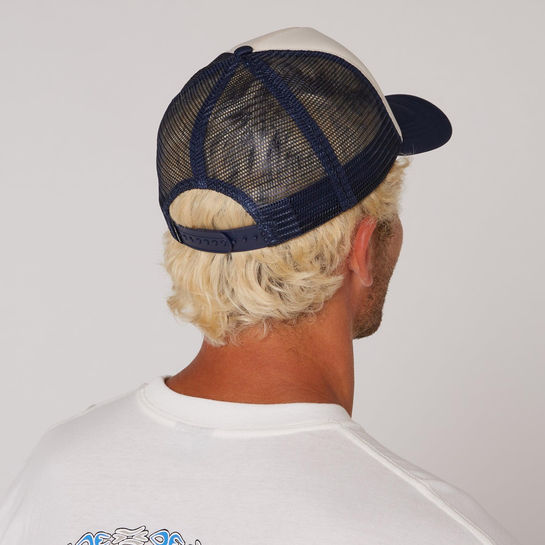 Navy cap back view