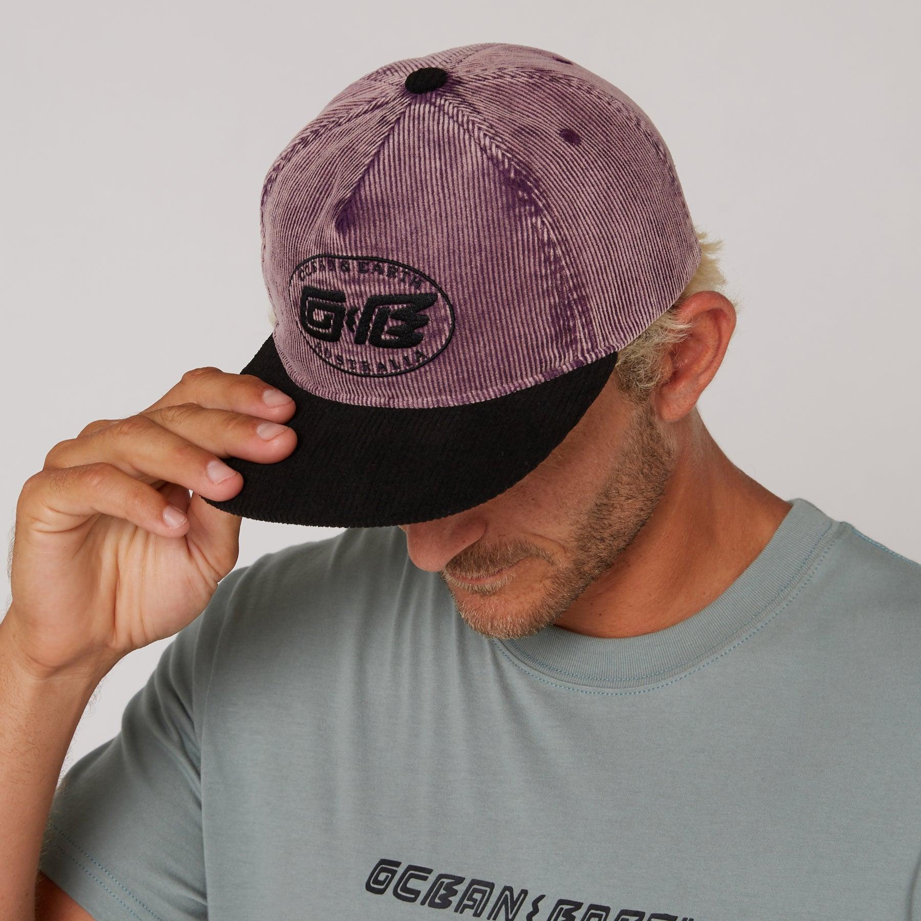Plum Heritage Cap Worn Front