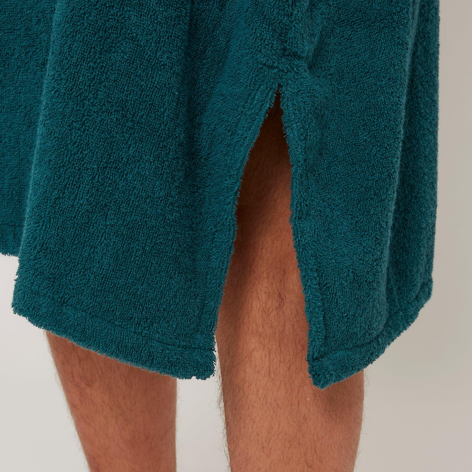 Mens Terry Hooded Poncho