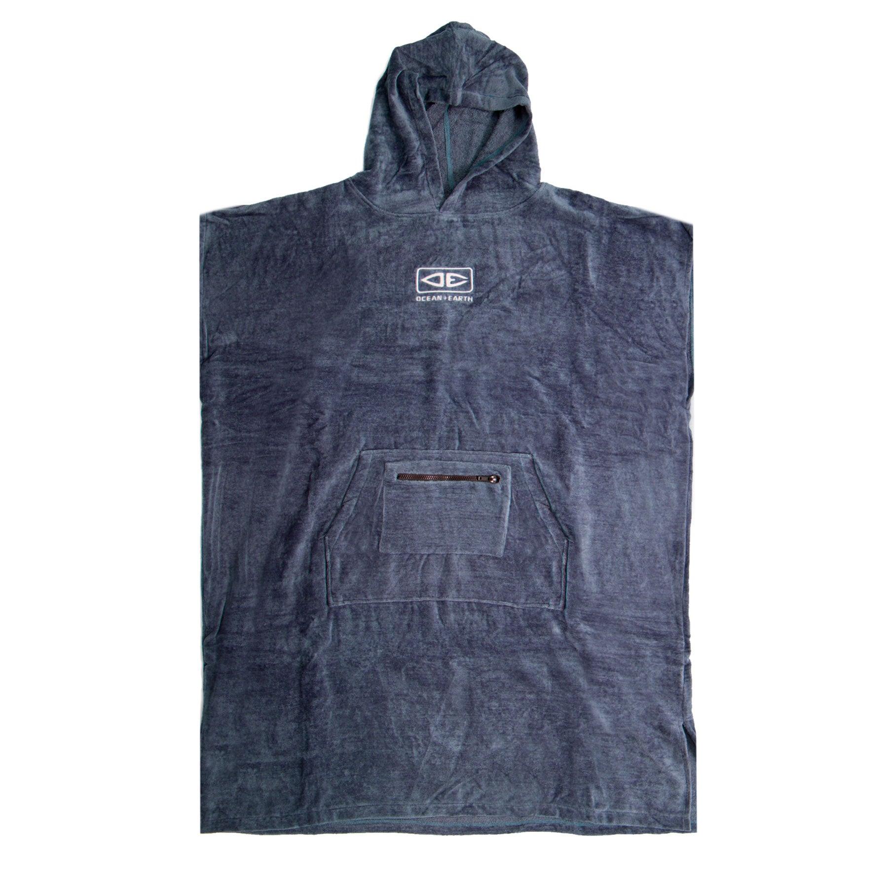 Mens Corp Hooded Poncho by Ocean and Earth