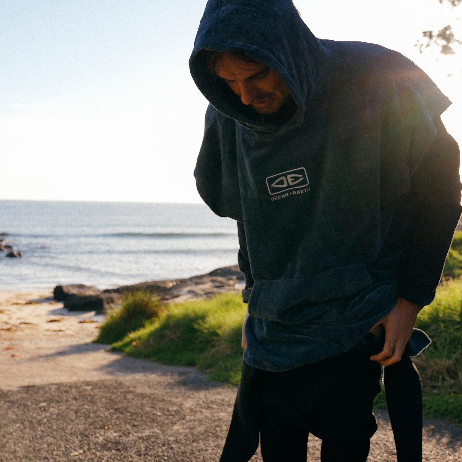 Mens Corp Hooded Poncho
