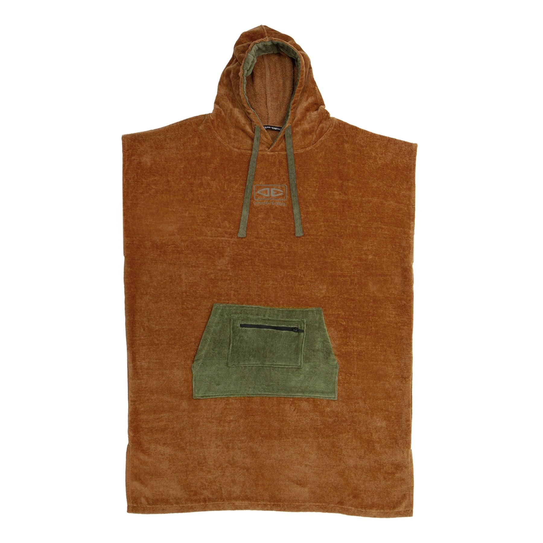 Mens Daybreak Hooded Poncho - Butterscotch