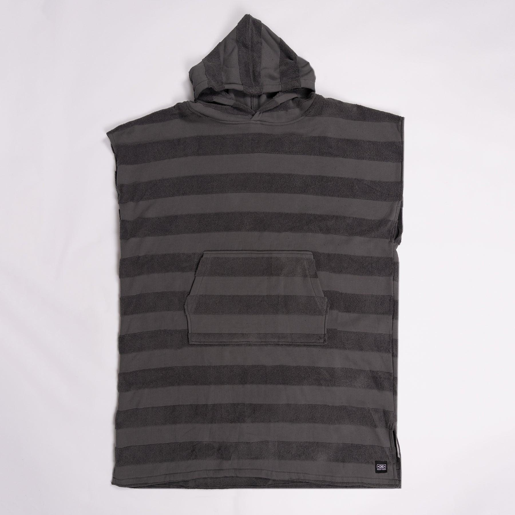Charcoal Poncho Worn