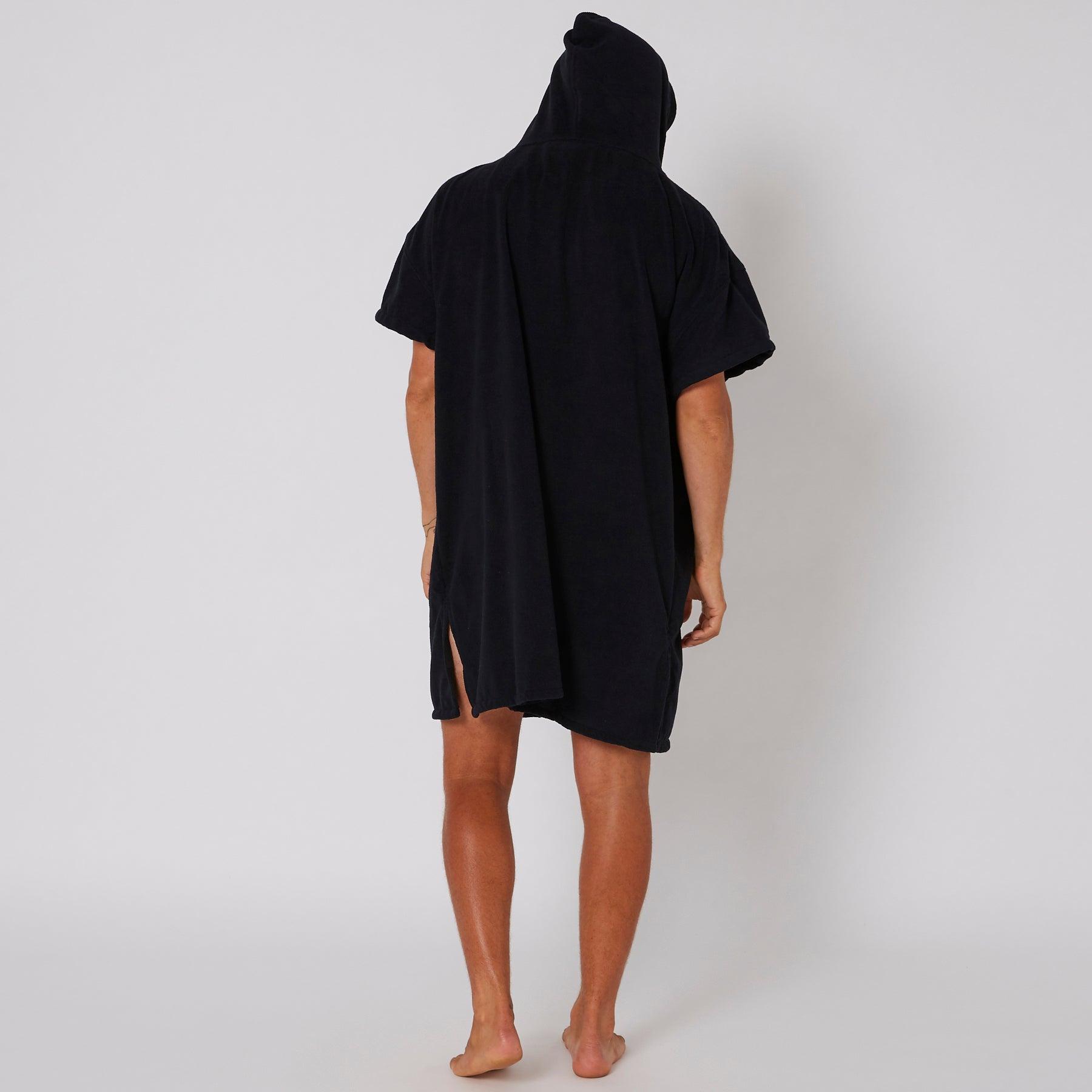 Back view with hood