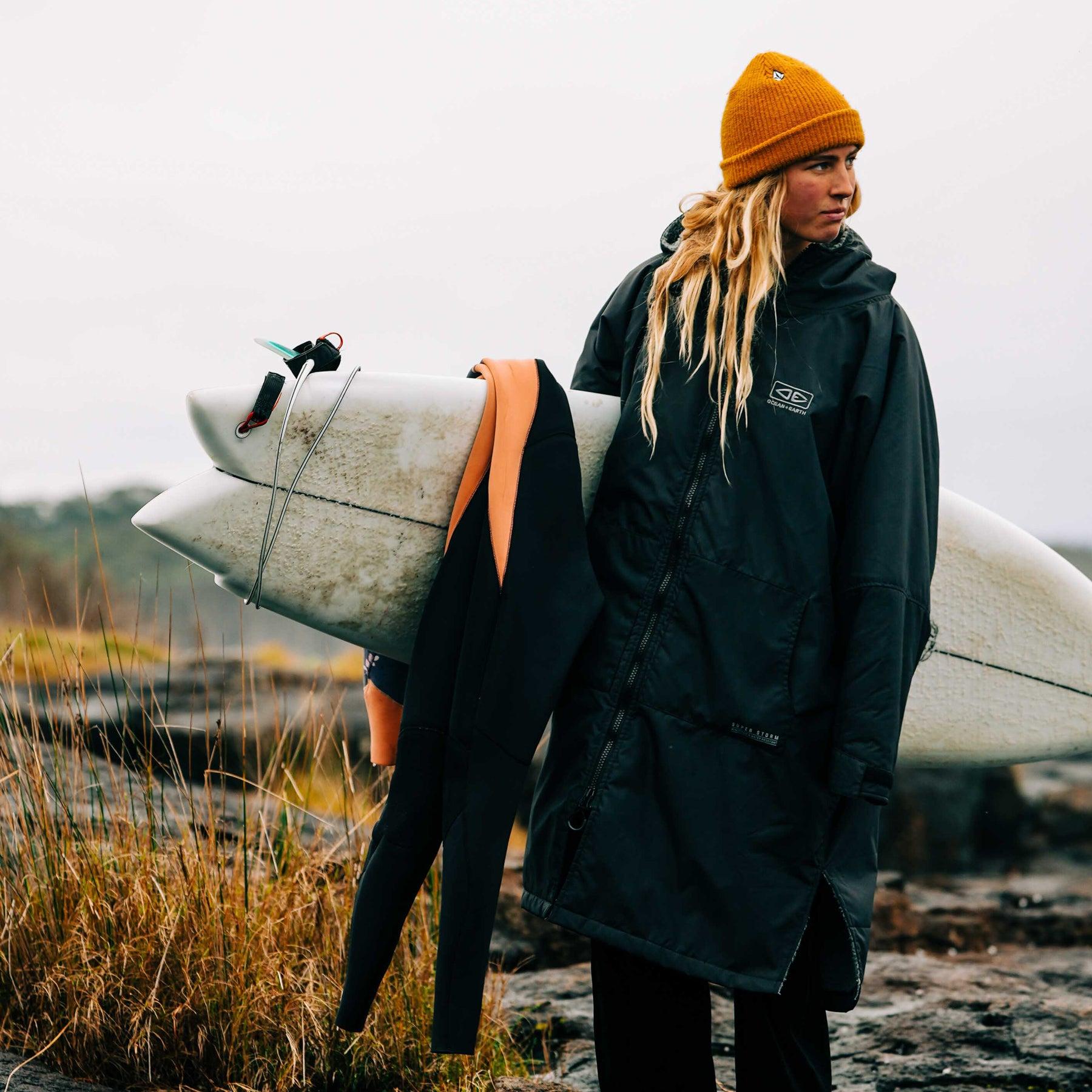 Poncho Towel | Super Storm Waterproof | Ocean and Earth