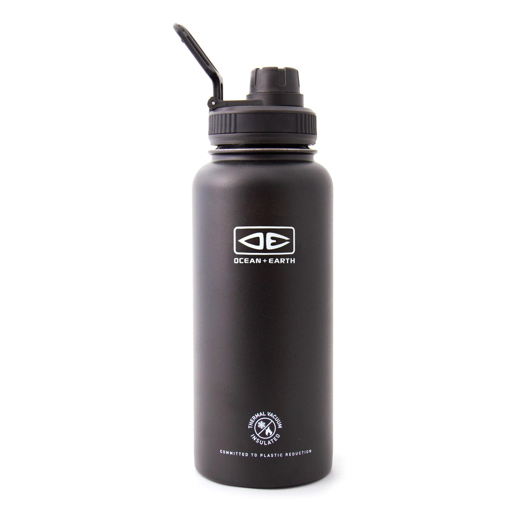 Insulated Screw Top Flask 1L - Black